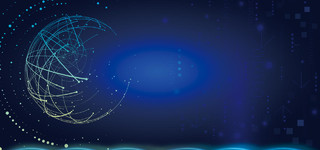 网络科技科技背景线条背景背景蓝色互联网地球科技卡片